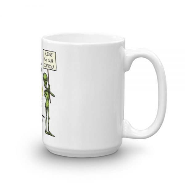 Aliens For Gun Control MUG - Image 4