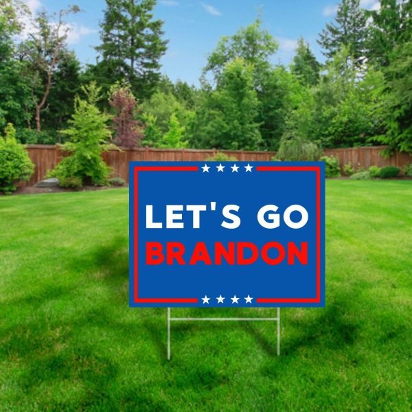 Let's Go Brandon Yard Sign - Image 2