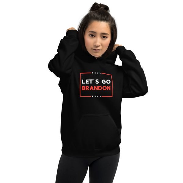 Let's Go Brandon Hoodie - DARK - Image 2