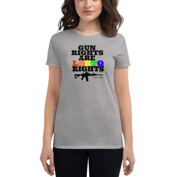 Gun Rights Are LGBTQ Rights Women's Fit Tee - Image 2